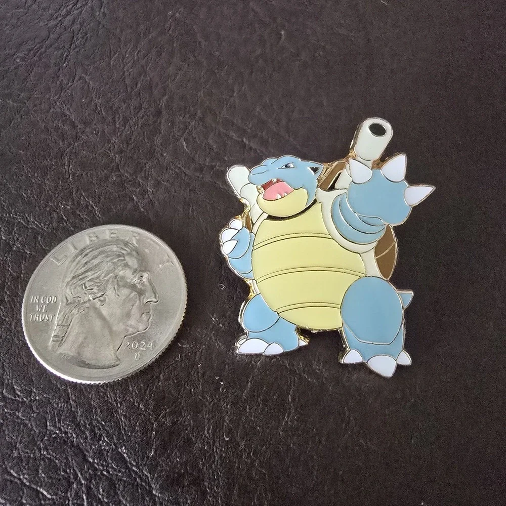Pokemon TCG Blastoise GX Enamel Collector's Official Enamel Pin 2019 Nintendo